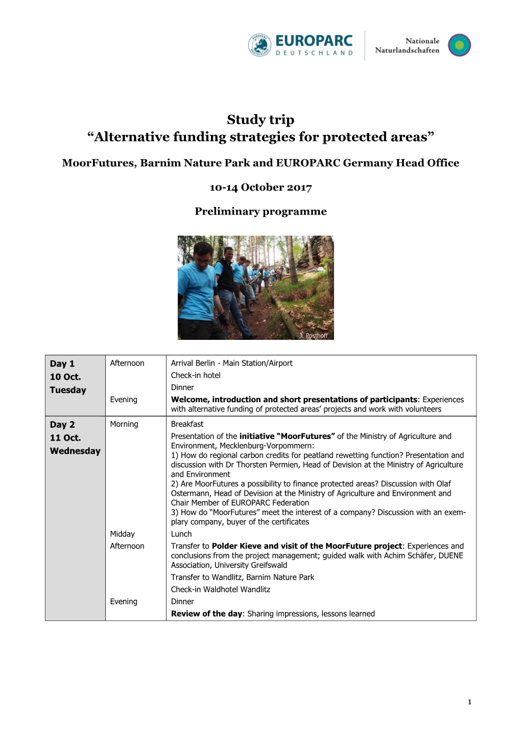 Alternative Funding Strategies for Protected Areas”