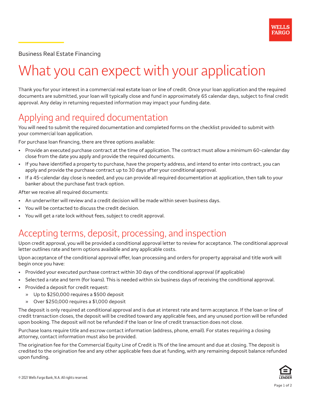 Learn What to Expect with Your Application (PDF)