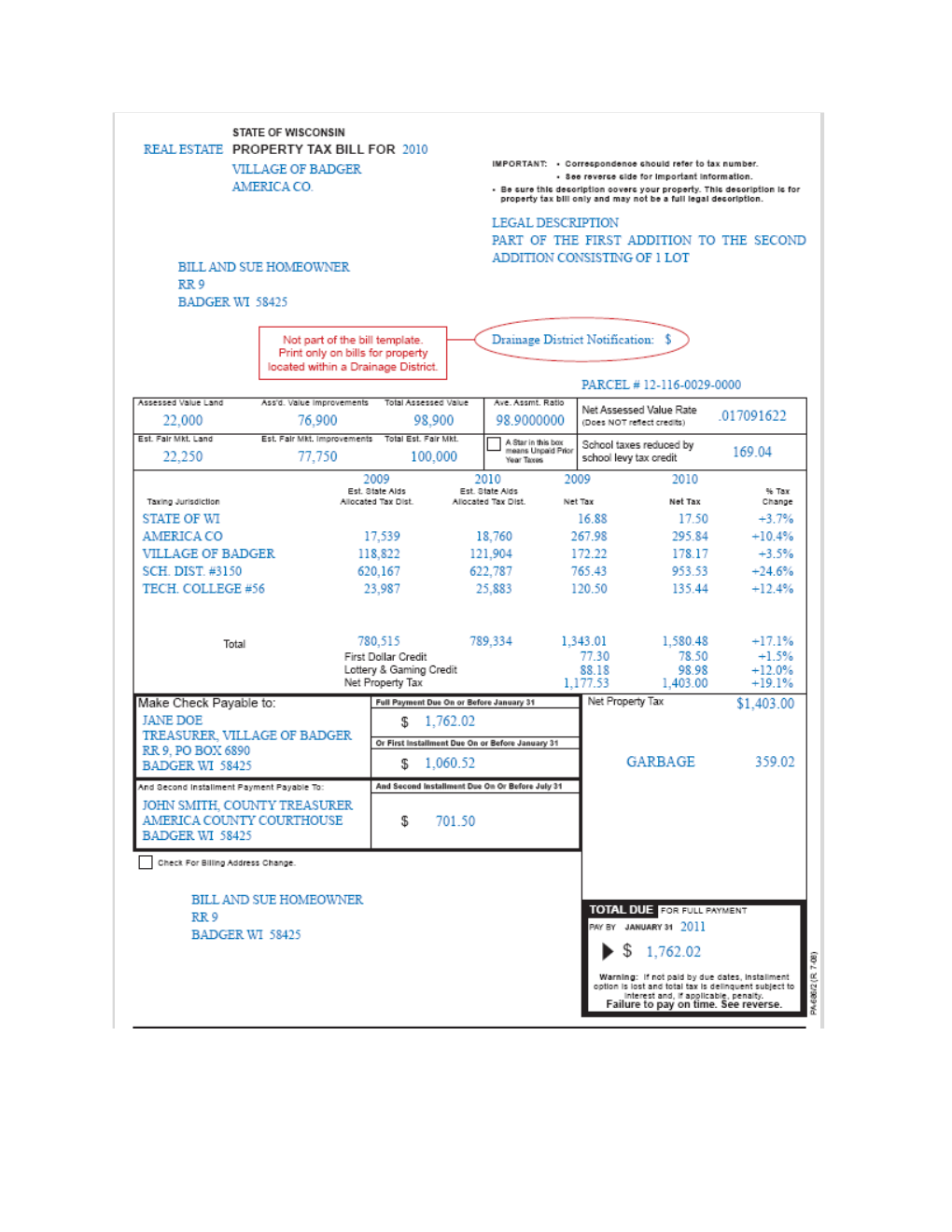 What Your Real Estate Property Tax Bill Tells You Your Real Estate Property Tax Bill Tells You More Than Just How Much You Owe