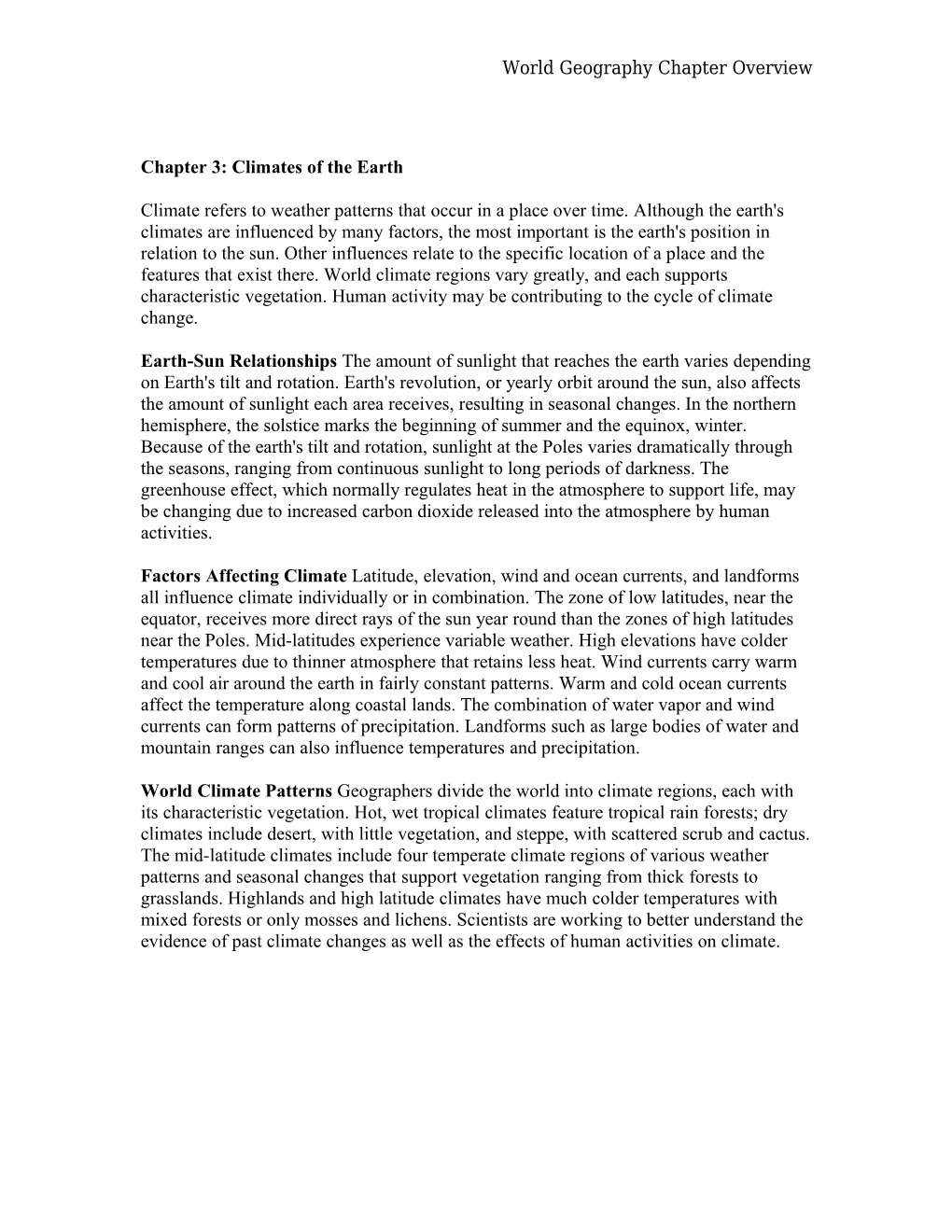 Chapter 1: How Geographers Look at the World s1