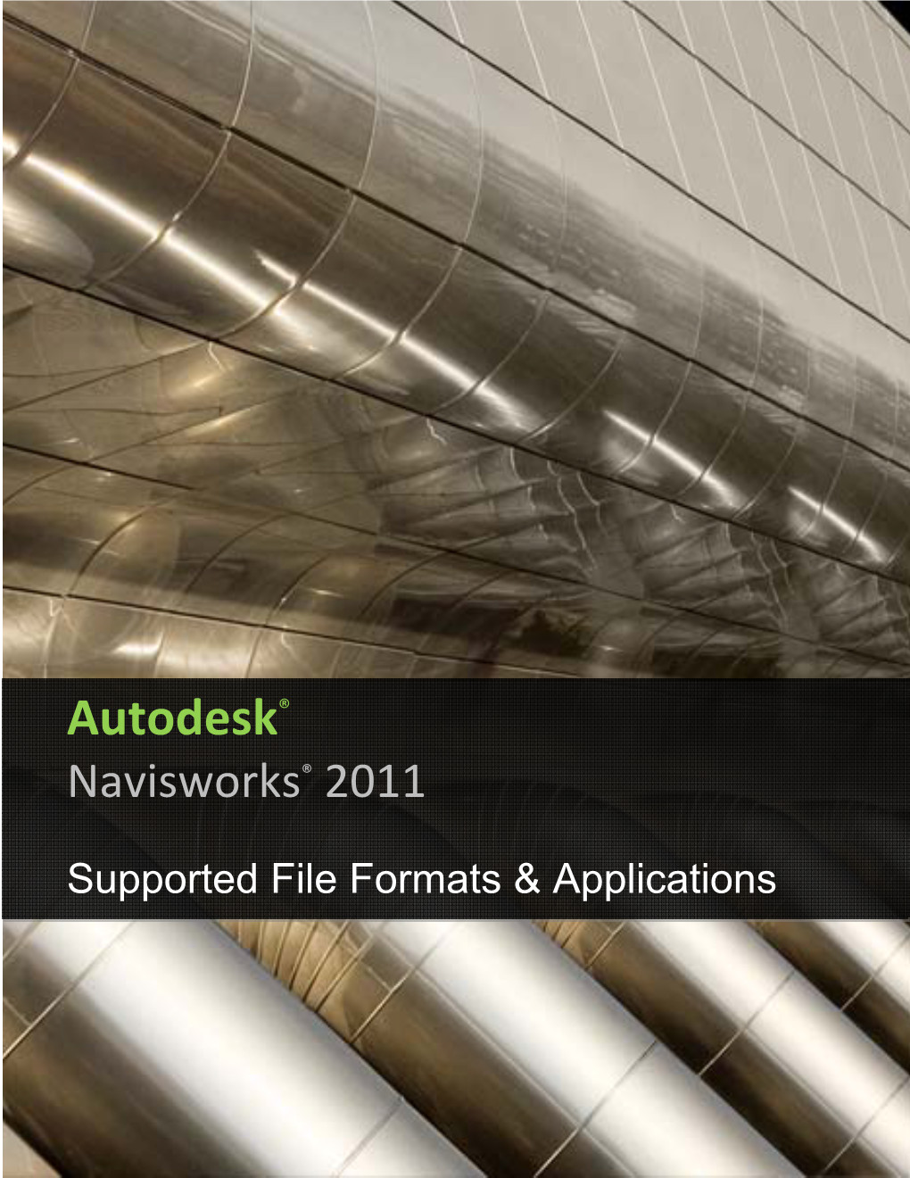 Autodesk® Navisworks® 2011 Supported File Formats