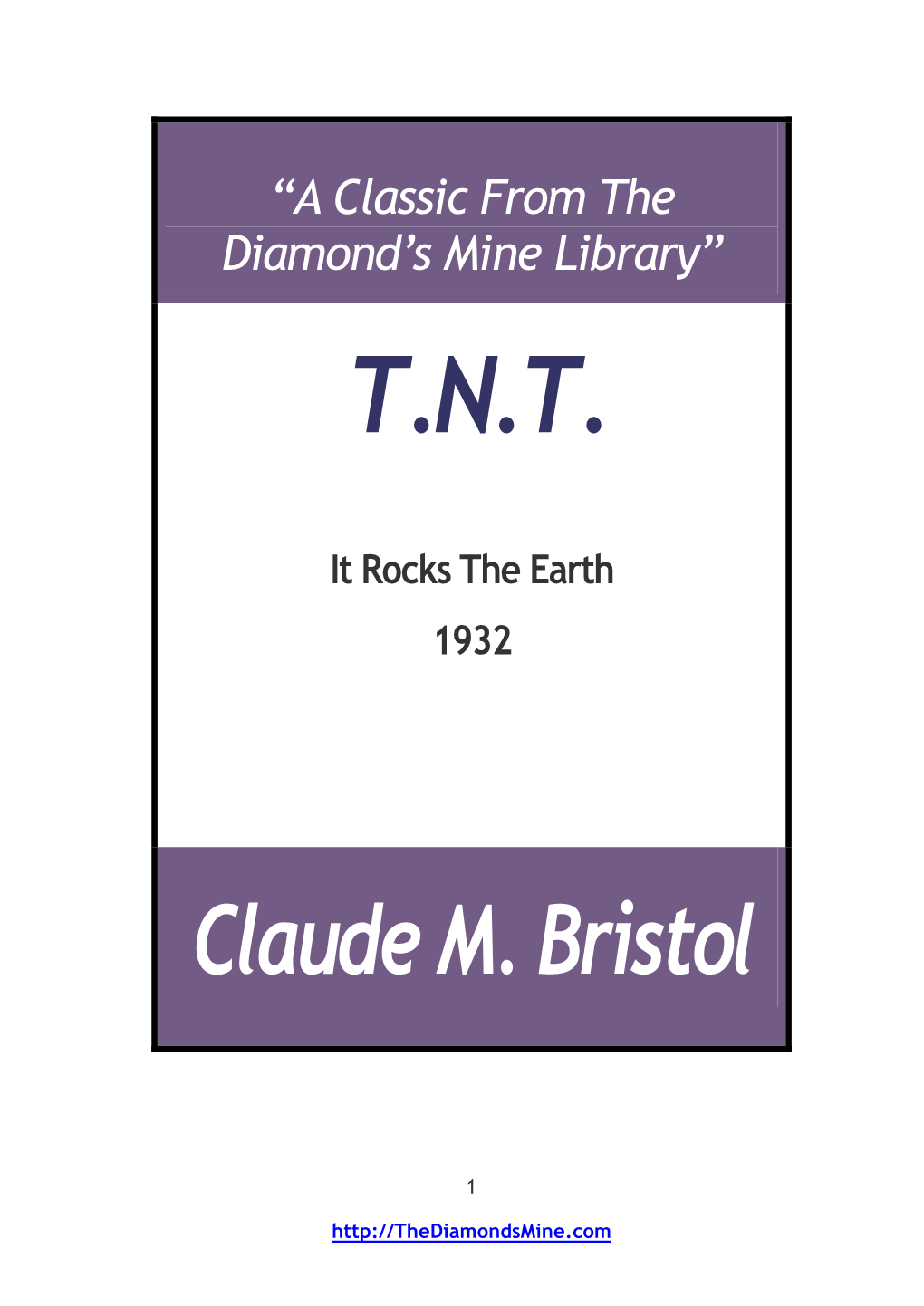 TNT – It Rocks the Earth