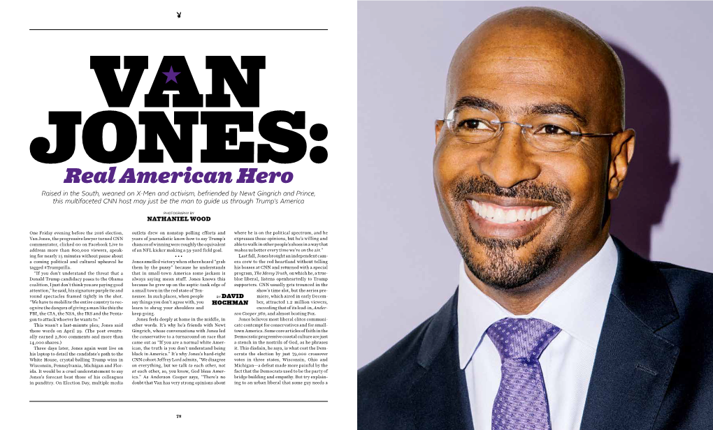 Playboy / Van Jones, CNN Superhero