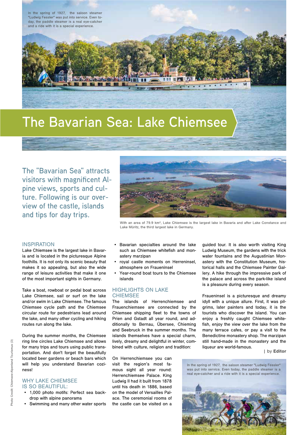 The Bavarian Sea: Lake Chiemsee