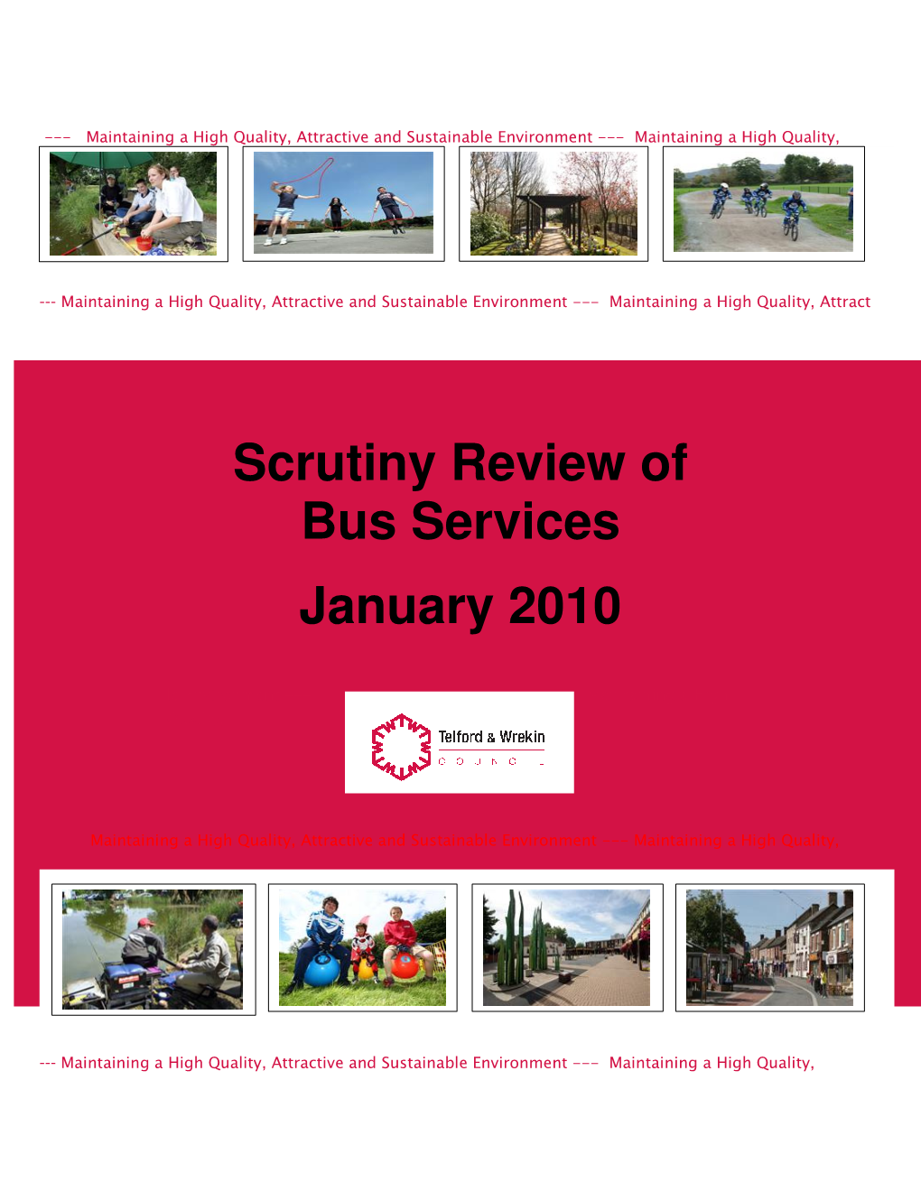 Scrutiny Review of Bus Services January 2010