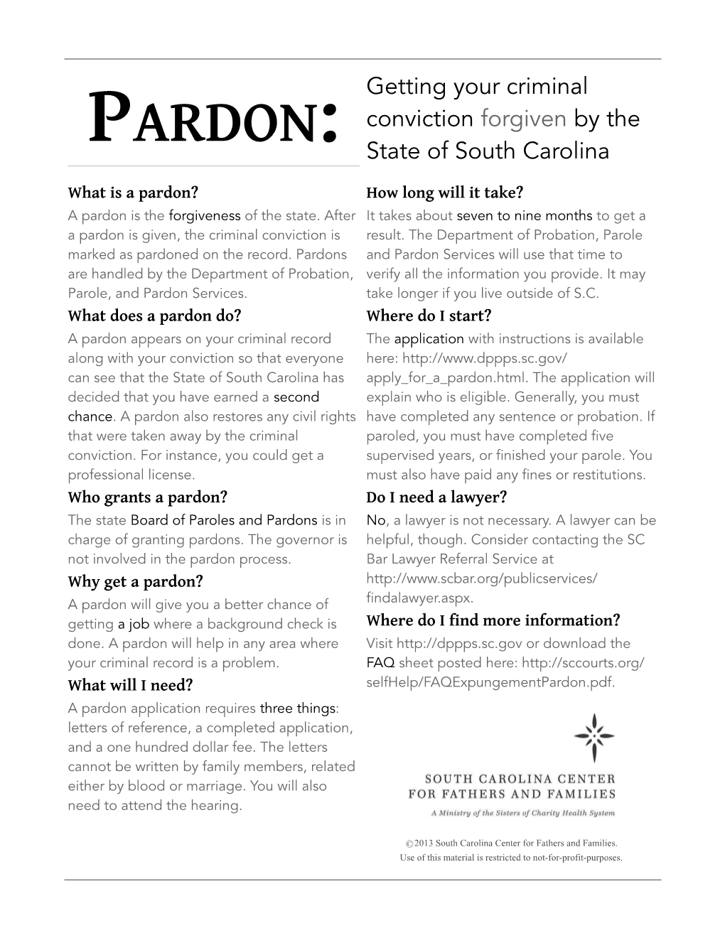 PARDON: State of South Carolina