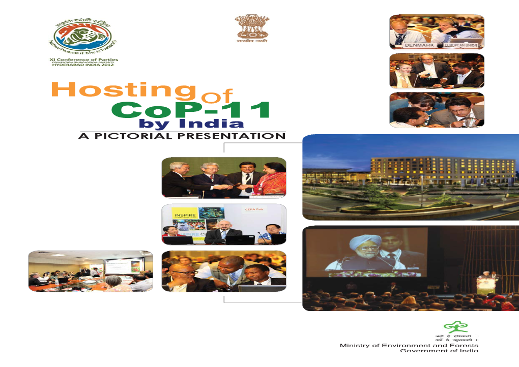 Hosting of COP-11 by India: a Pictorial Presentation