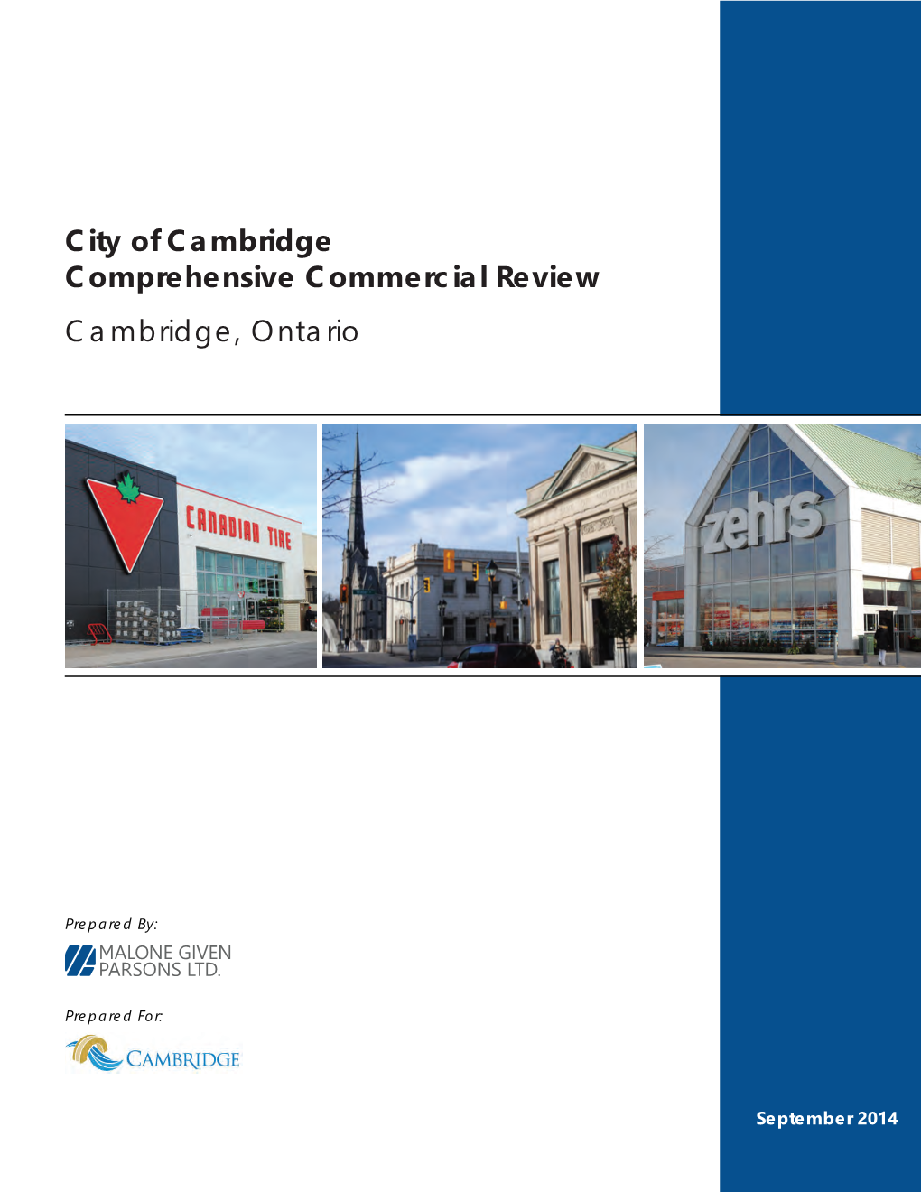 Cambridge Comprehensive Commercial Review Cambridge, Ontario