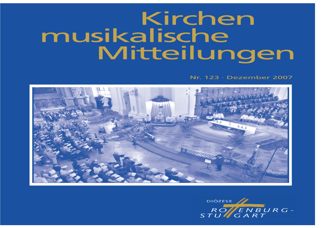 Kirchen Musikalische Mitteilungen