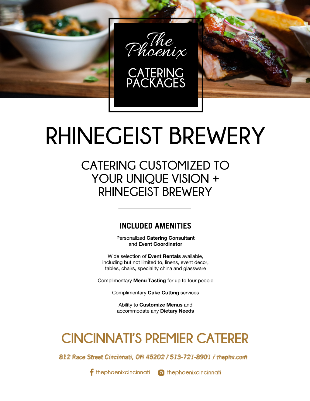 Rhinegeist Brewery Catering Customized to Your Unique Vision + Rhinegeist Brewery