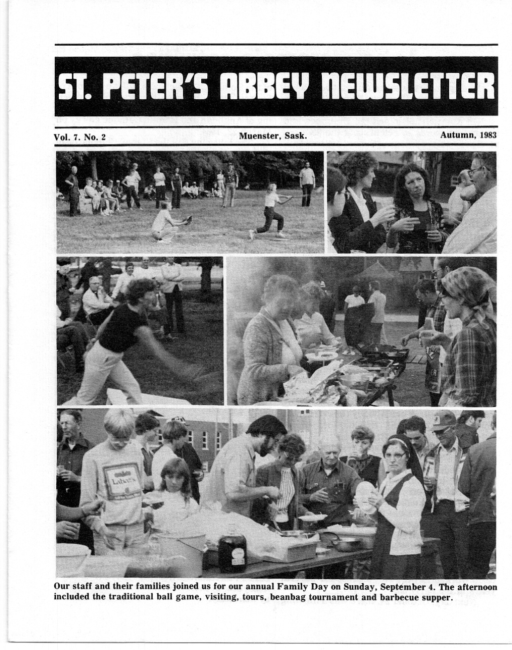 ST.PETER's ABBEY Newsletter
