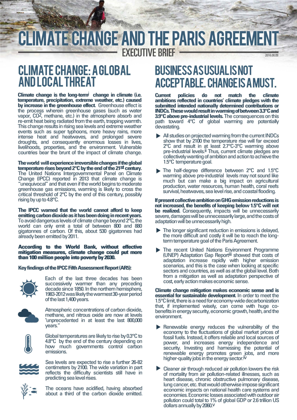 Climate Change and the Paris Agreement