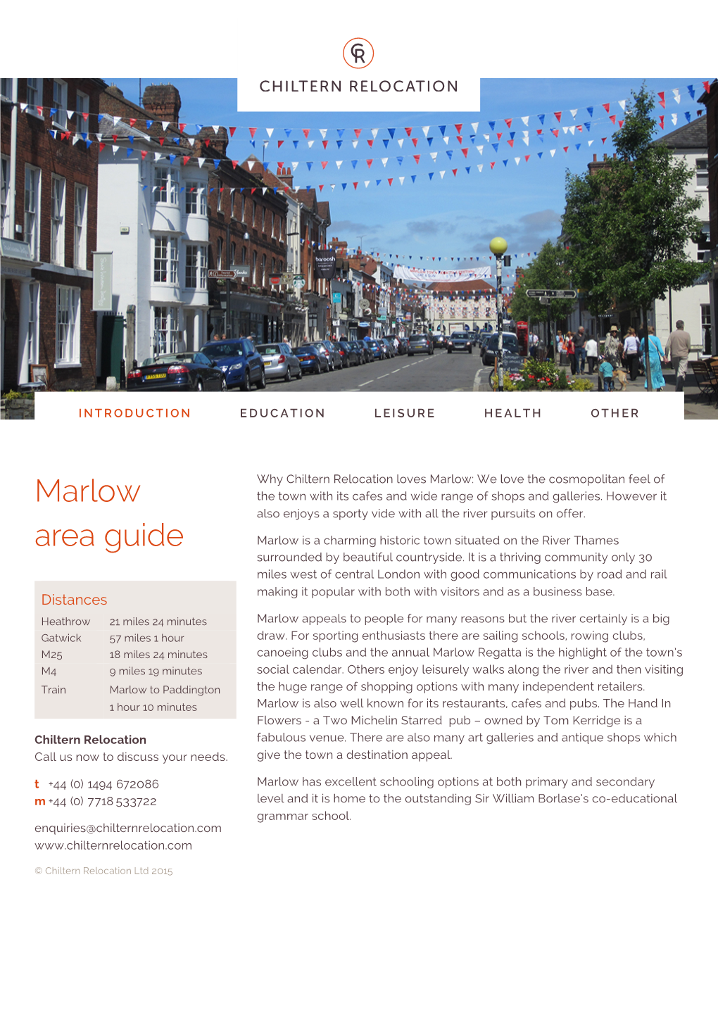 Marlow Area Guide
