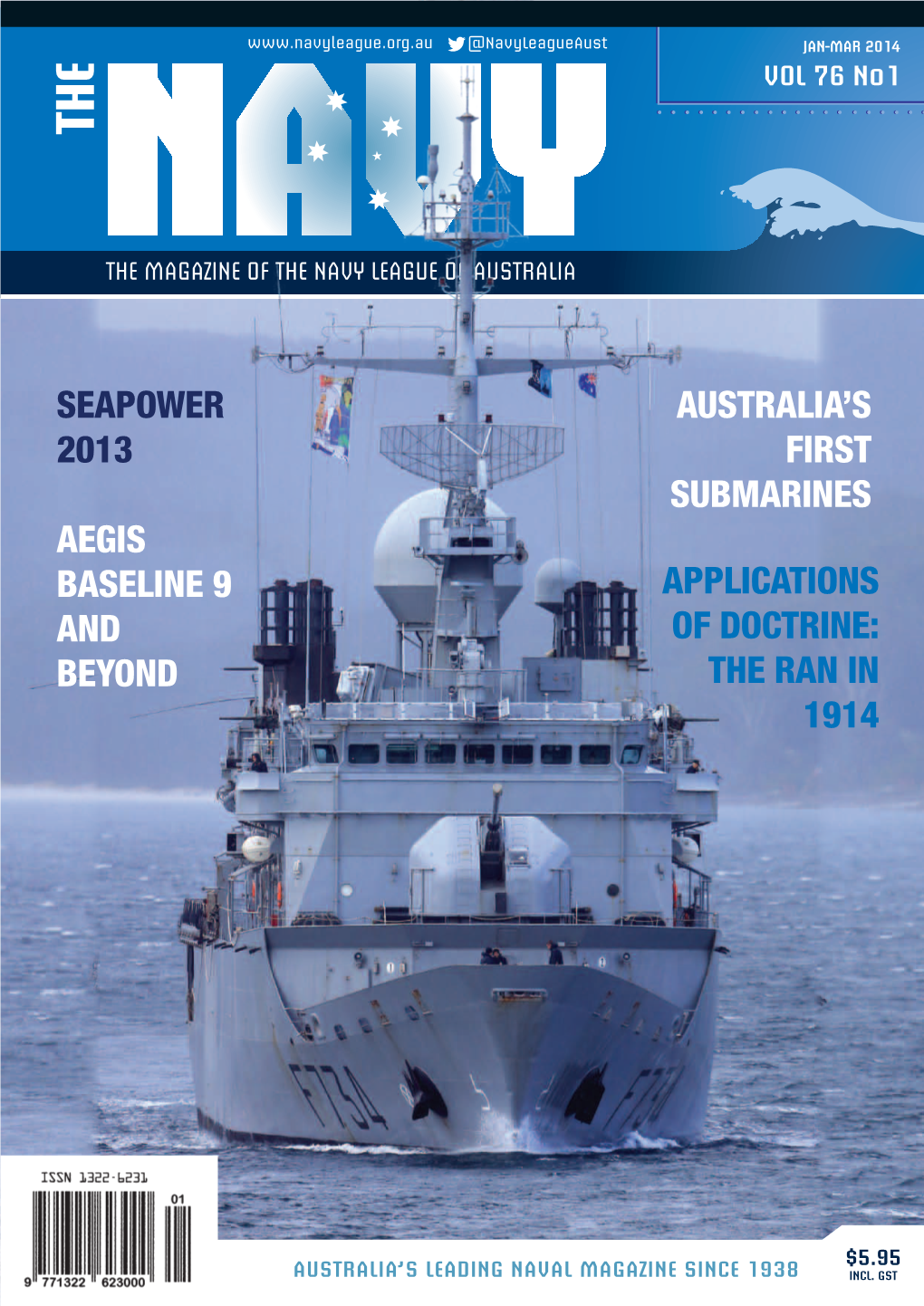The Navy Vol 76 No 1 Jan 2014