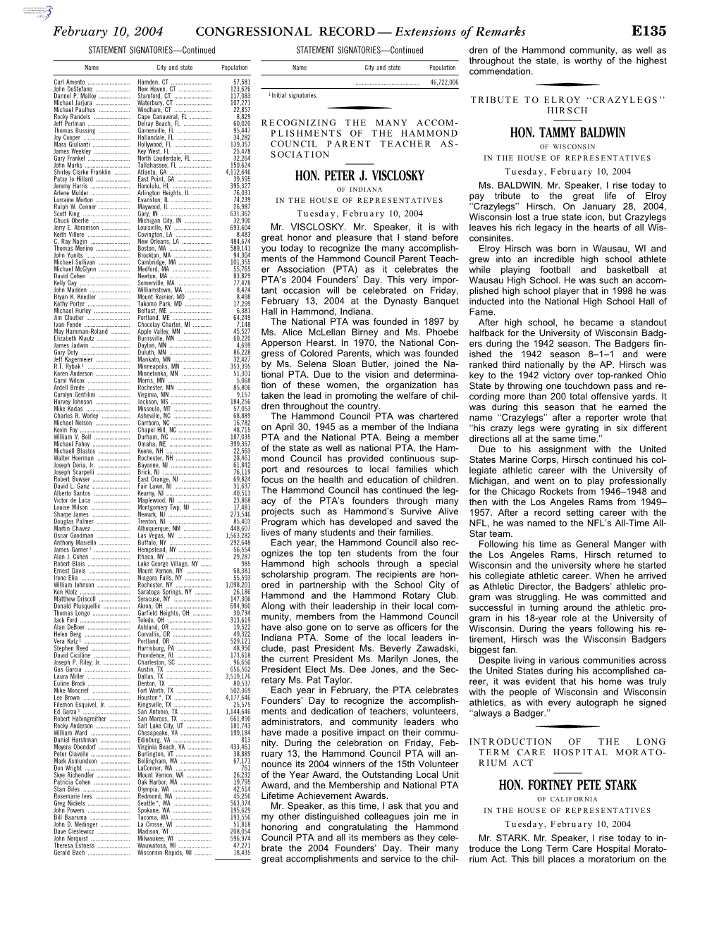 CONGRESSIONAL RECORD— Extensions Of