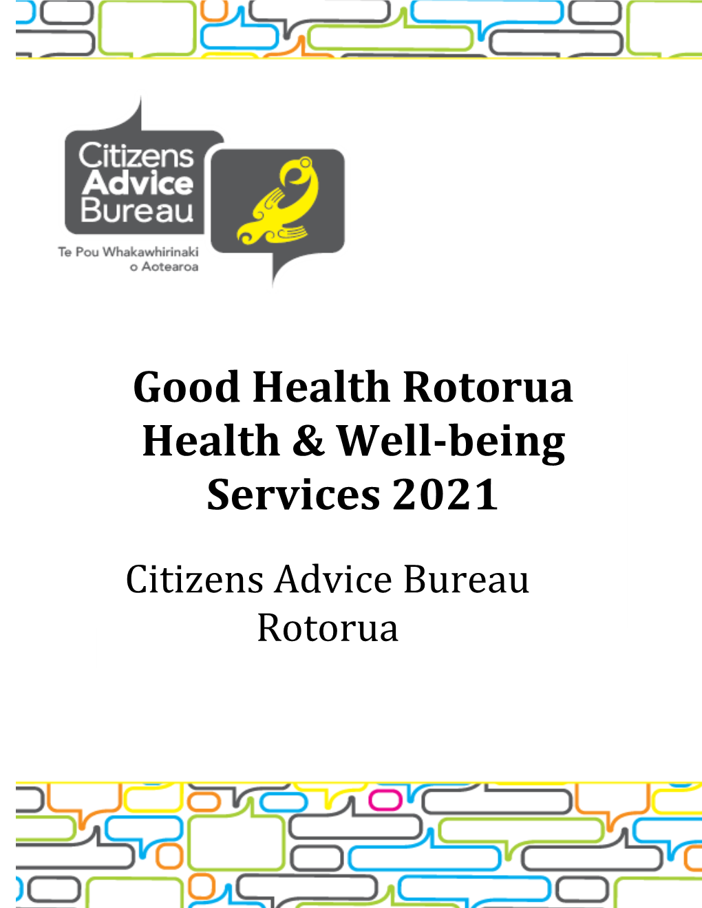 Good Health Rotorua Health & Well-Being Services 2021 Ci