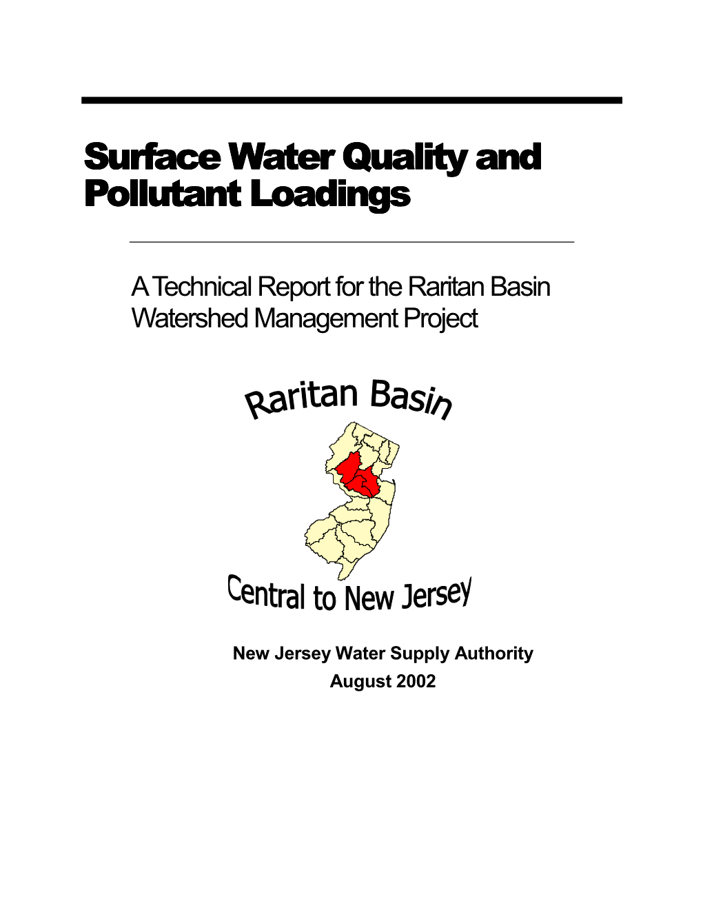 Surface Water Quality and Pollutant Loadings