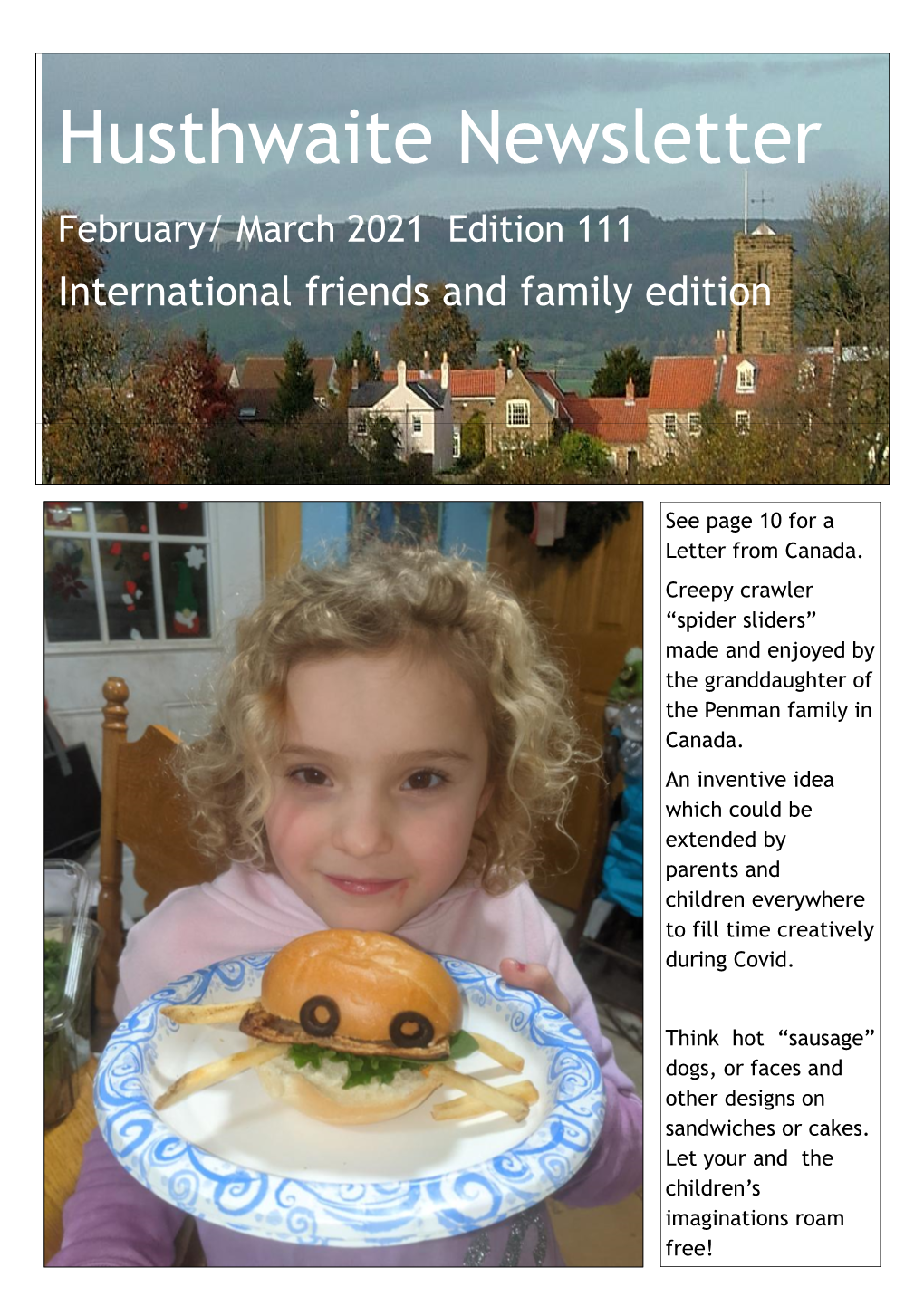 Feb/March 2021 Newsletter