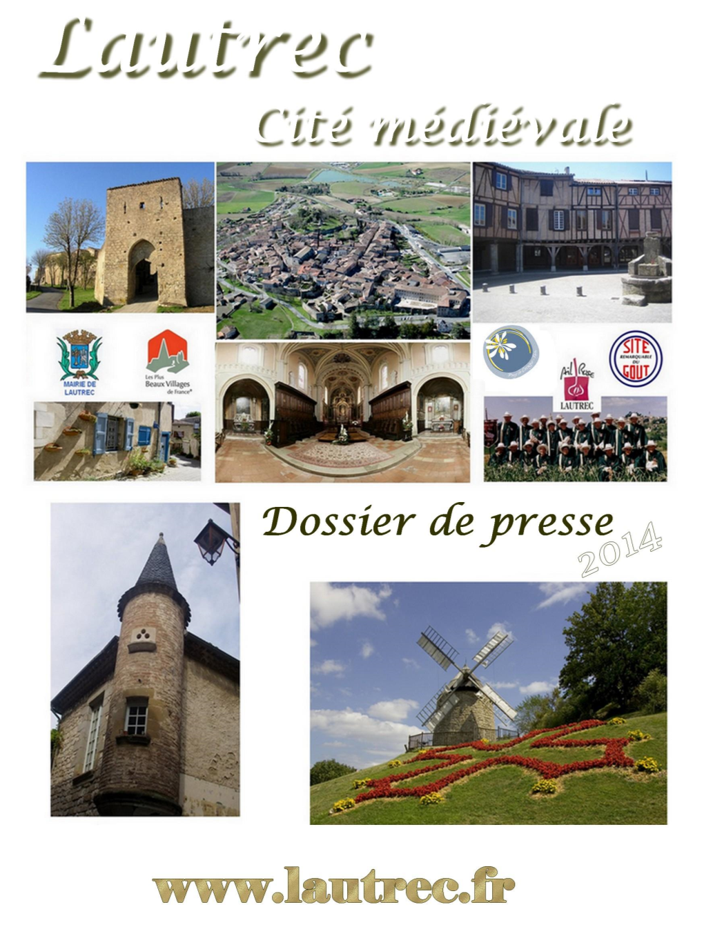 Lautrec, Cité Médiévale • Plan Du Village • Patrimoine