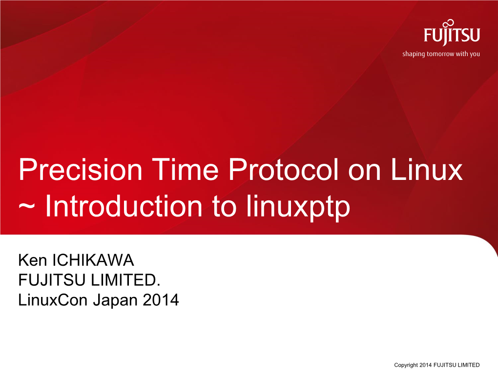 Precision Time Protocol on Linux ~ Introduction to Linuxptp