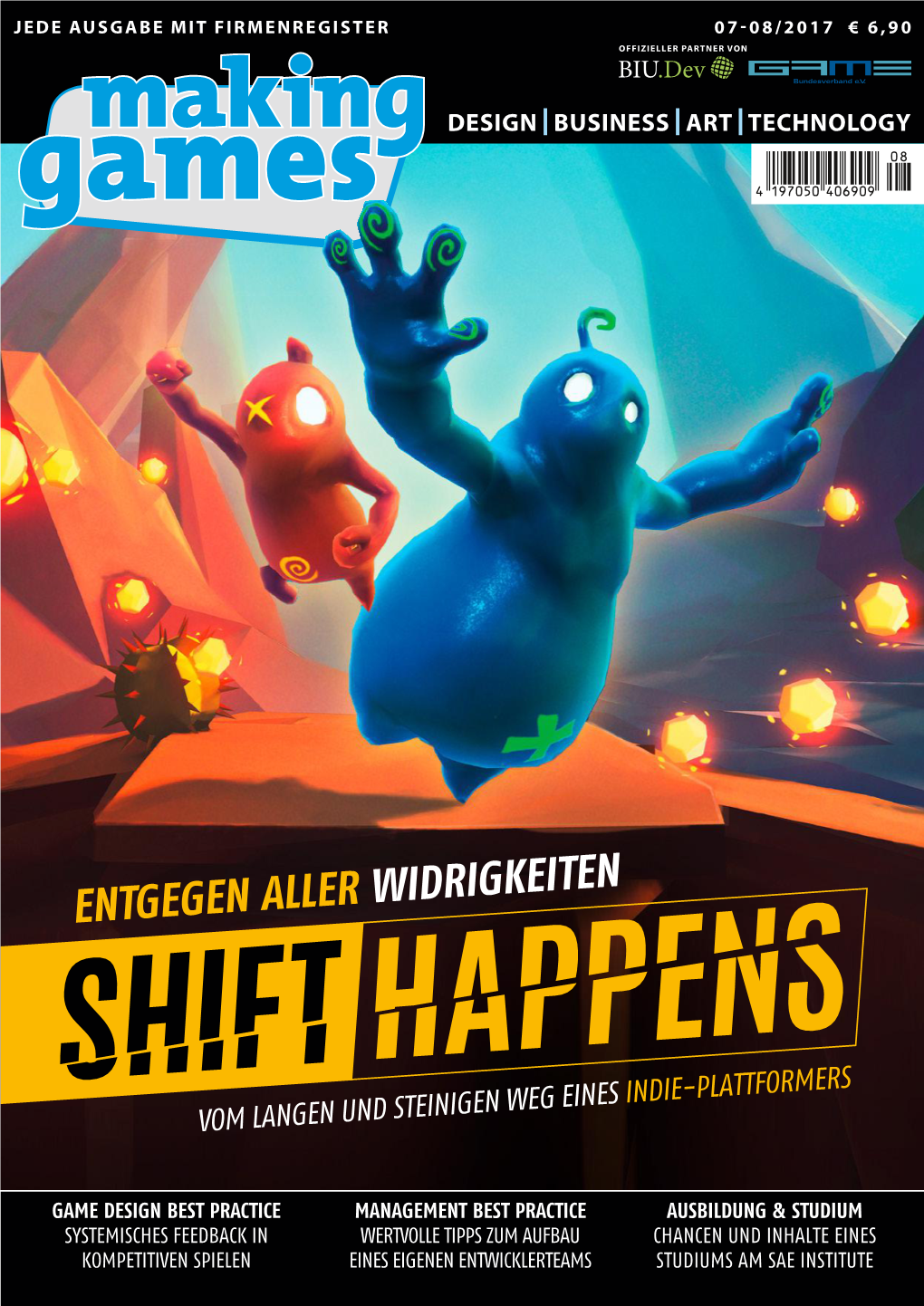 The History of Shift Happens 14 Robin Kocaurek Über Die Entstehungs- Geschichte Des Deutschen Indiestudios Klonk Games Und Seines Erstlings