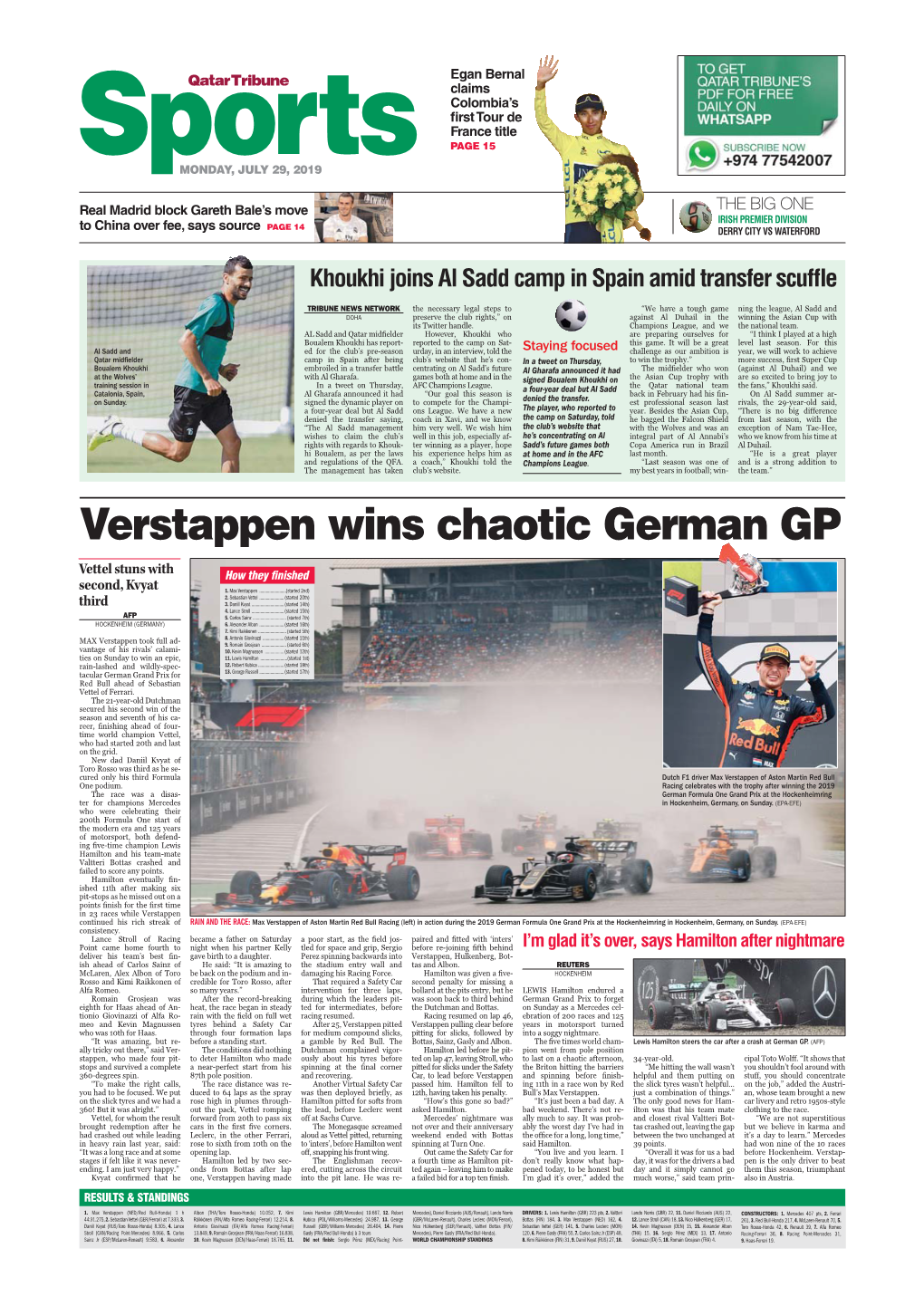 Verstappen Wins Chaotic German GP