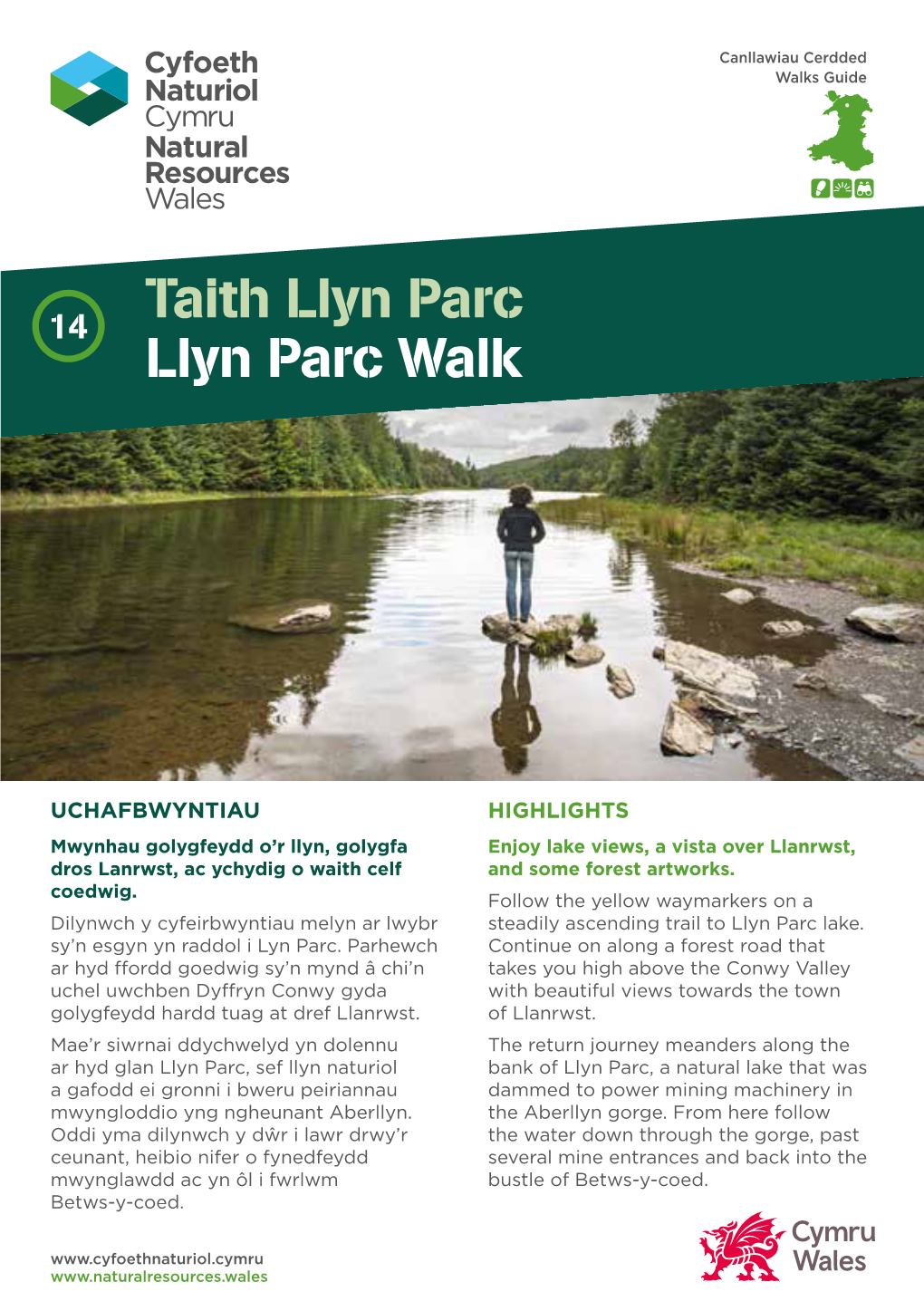 Taith Llyn Parc Llyn Parc Walk