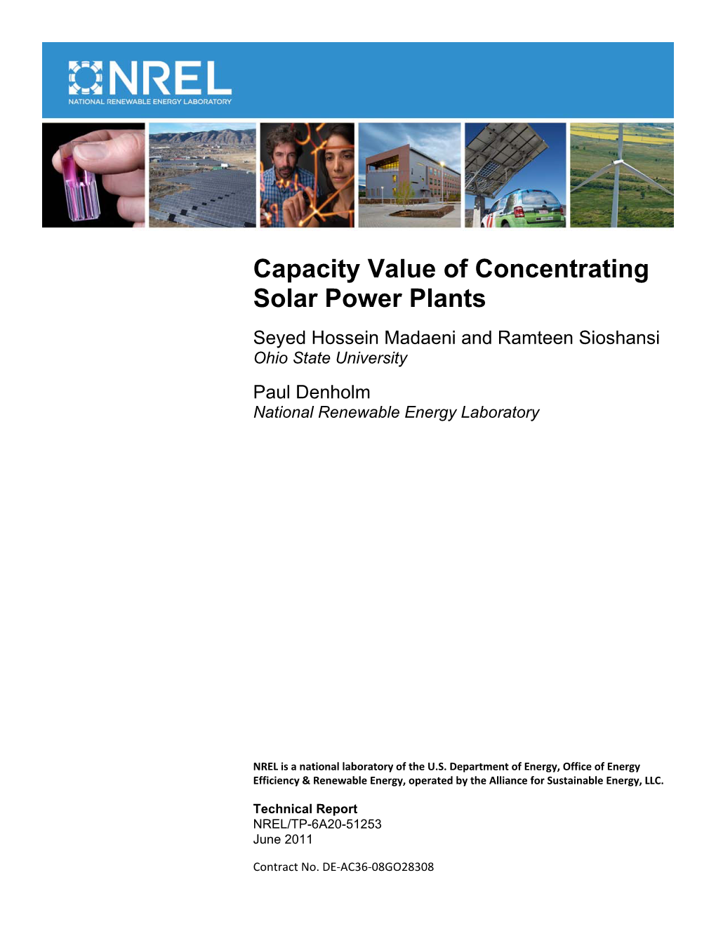 Capacity Value of Concentrating Solar Power Plants