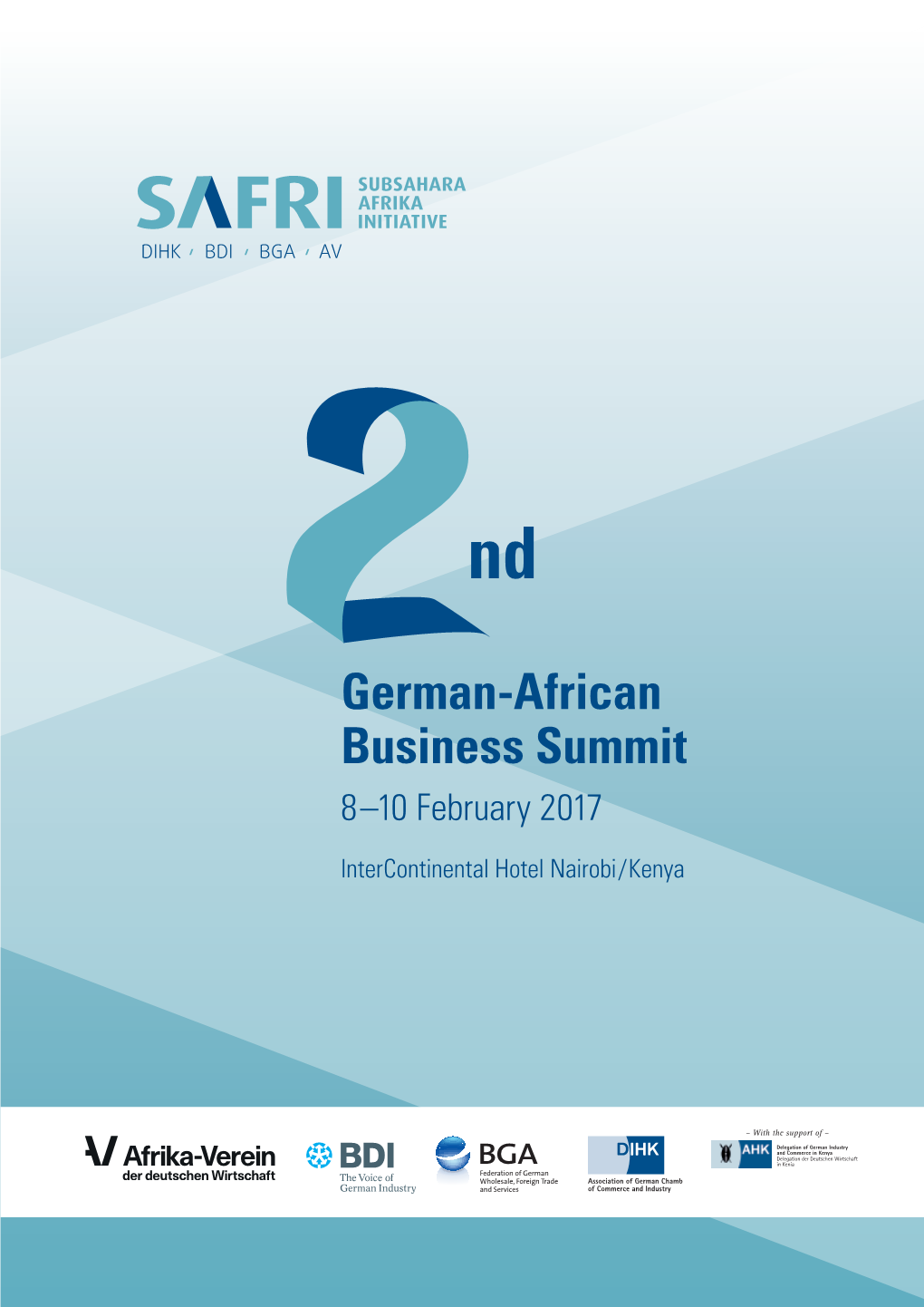 German-African Business Summit 8 –10 February 2017