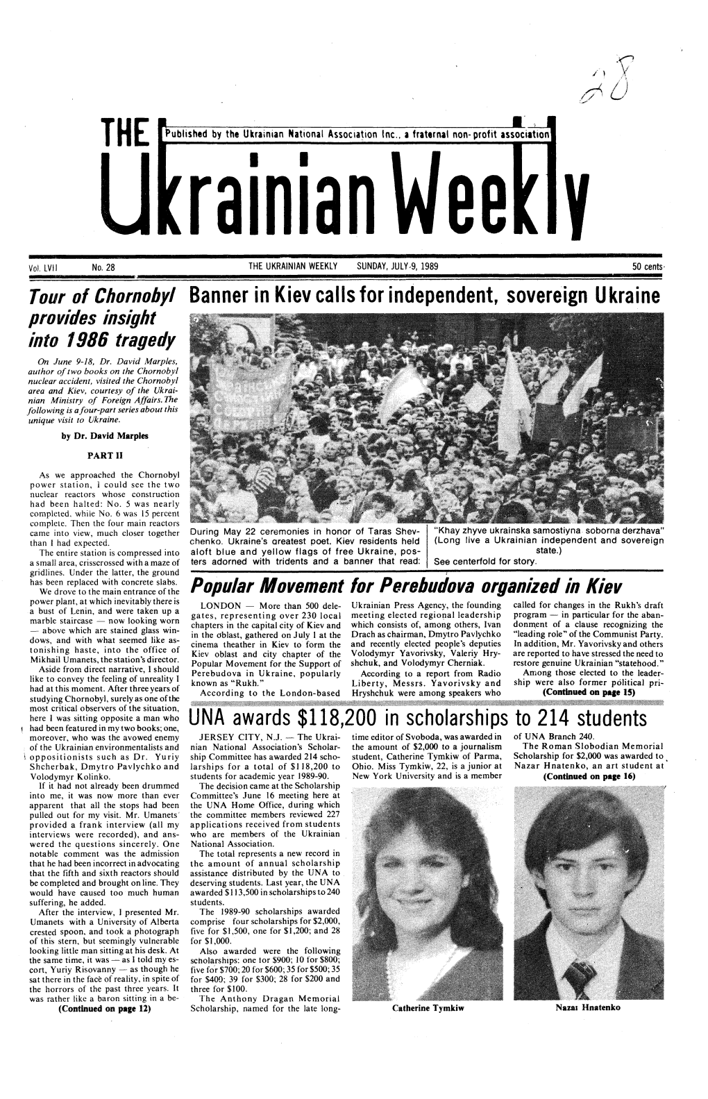 The Ukrainian Weekly 1989