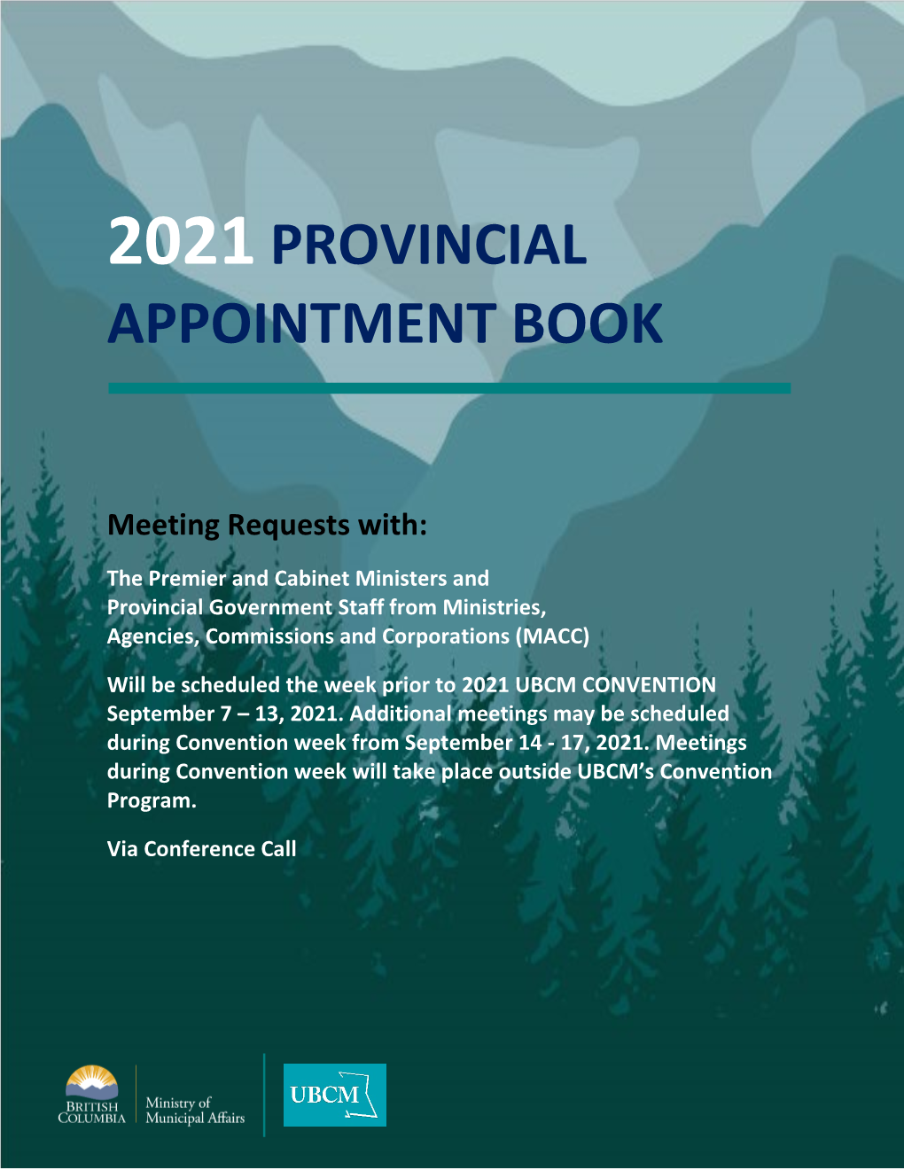 2021Provincial Appointment Book