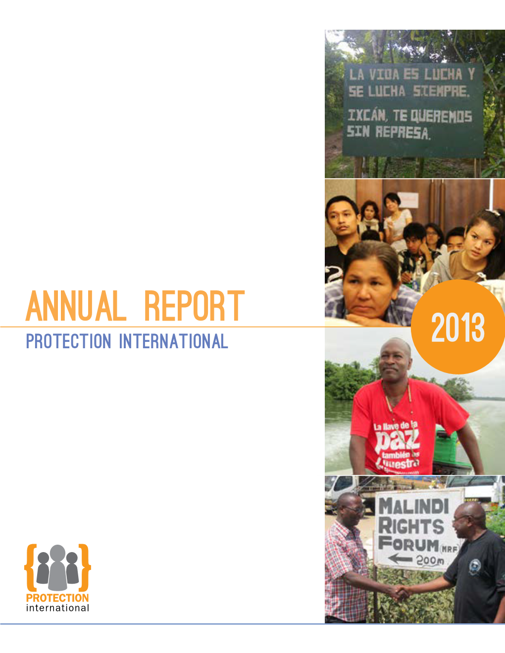 Annual Report Protection International 2013