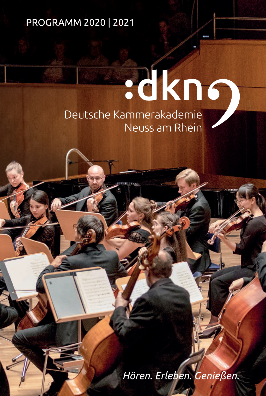 Hören. Erleben. Genießen. 1 Martin Jakubeit Orchestermanager Der Deutschen Kammerakademie Neuss Am Rhein