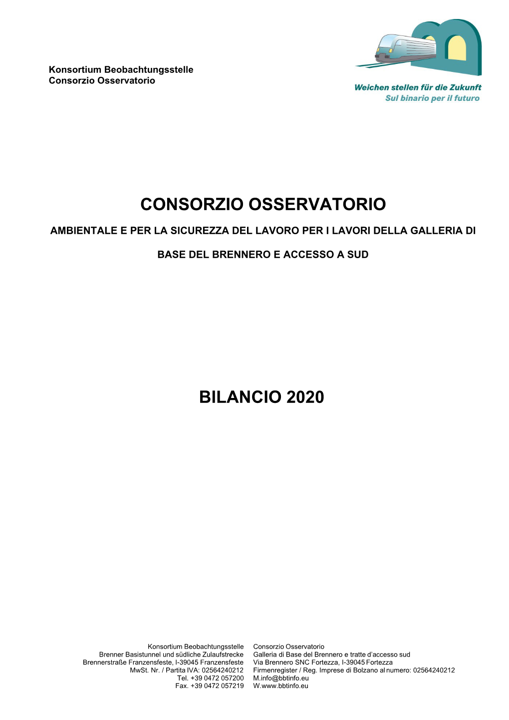 Relazione Di Bilancio 2020