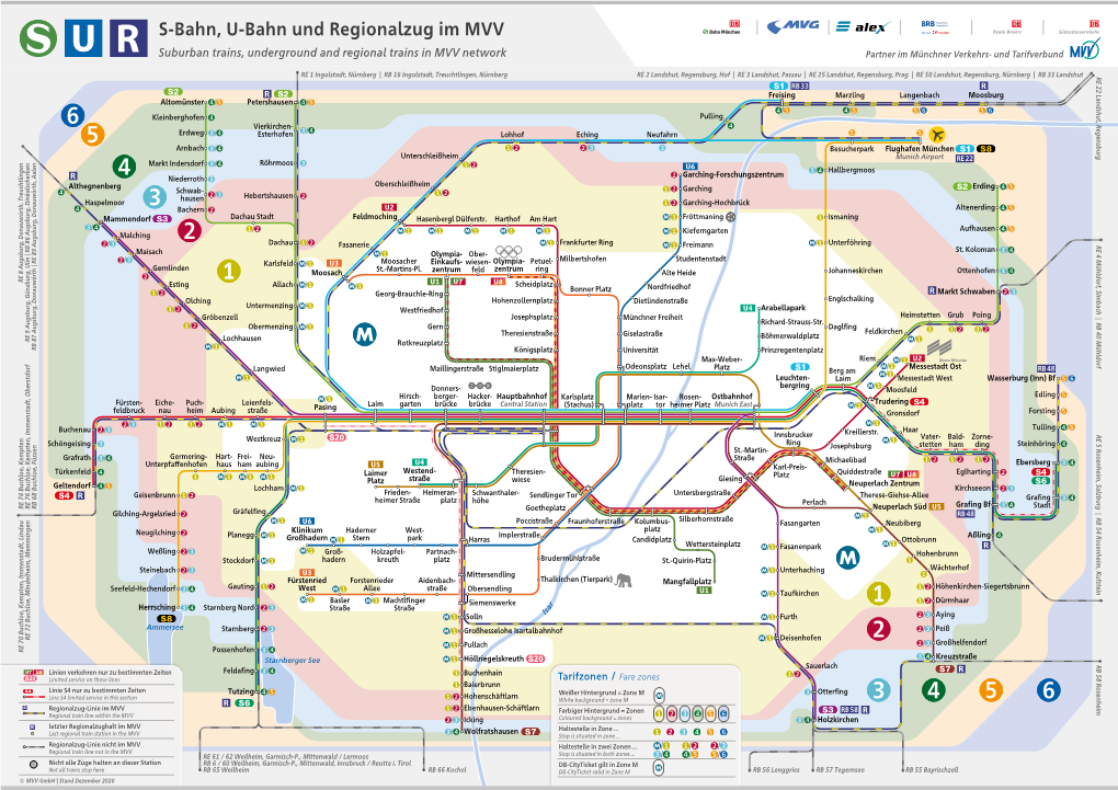 MVV Netzplan –