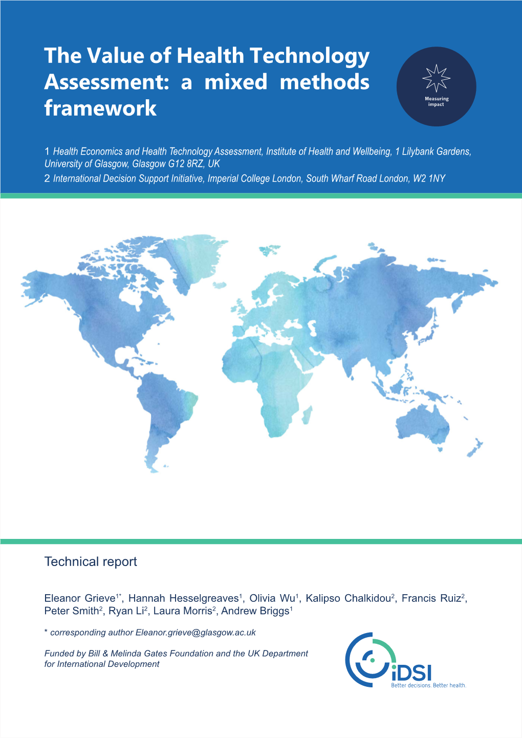 The Value of Health Technology Assessment: a Mixed Methods Framework