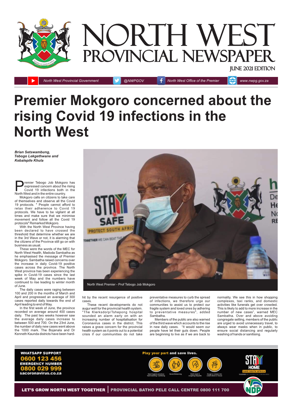 North West Provincial Newspaper June 2021 Edition
