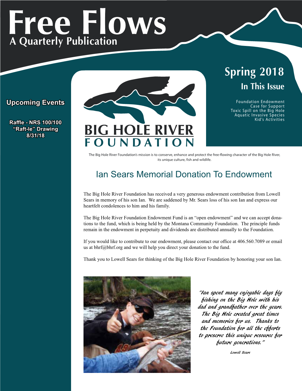 Spring 2018 in This Issue