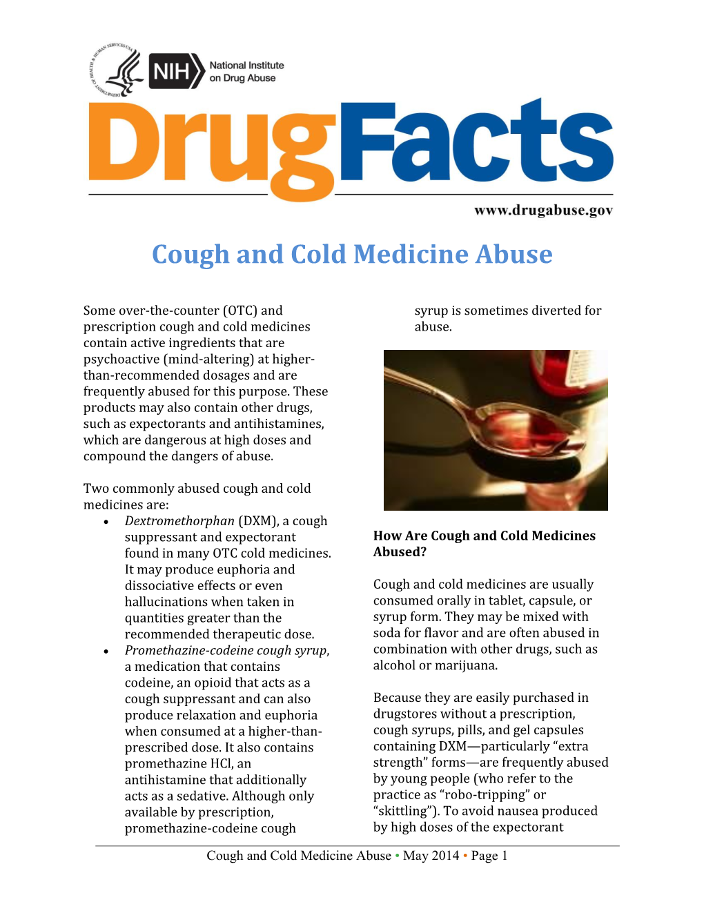 Cough and Cold Medicine Abuse