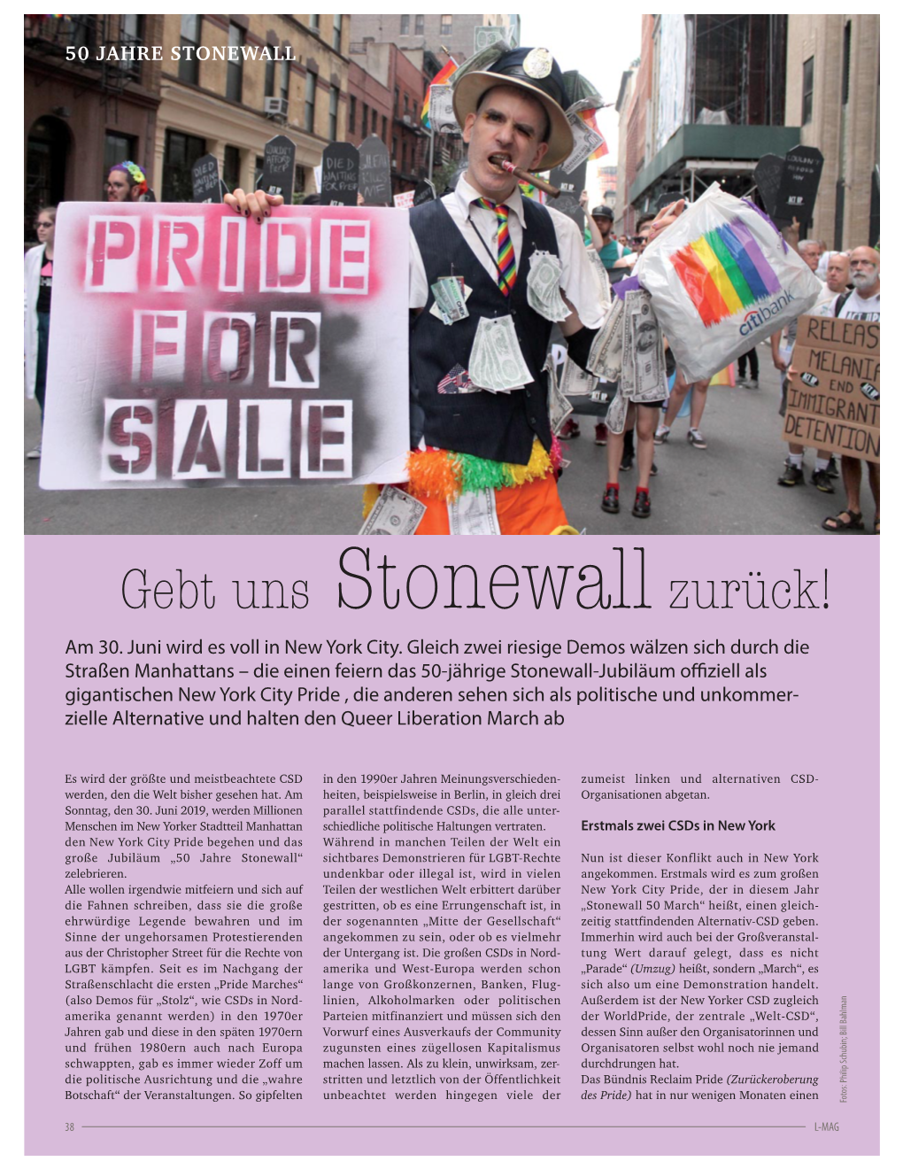 Gebt Uns Stonewallzurück!