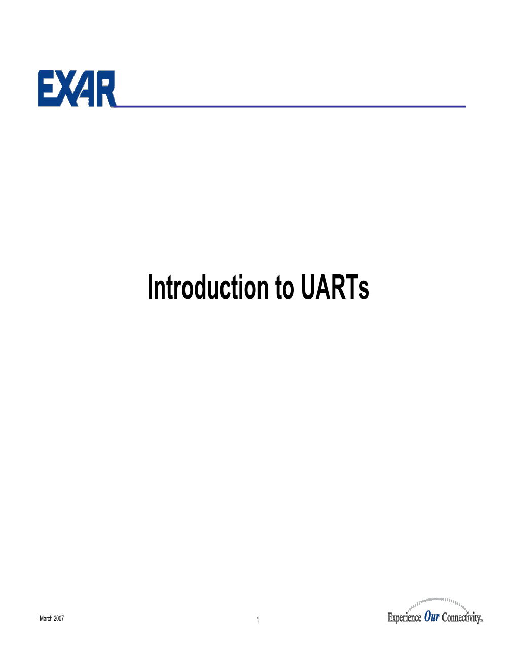 Introduction to Uarts