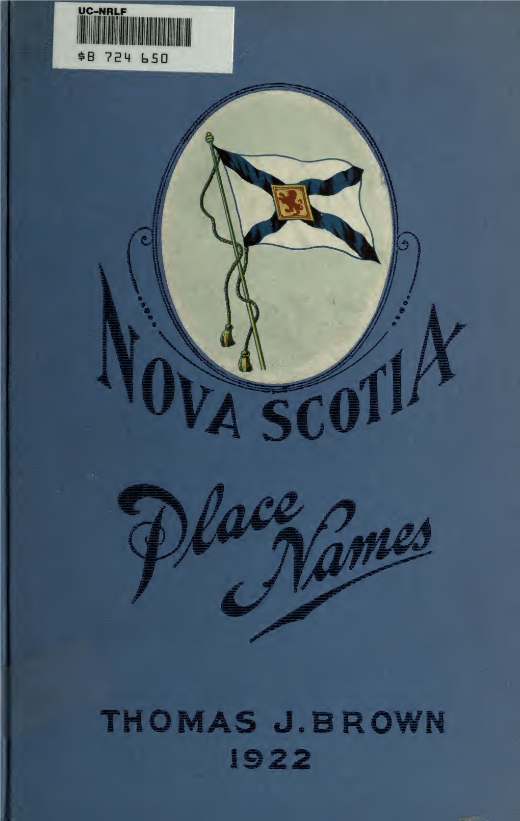 Nova Scotia Place Names