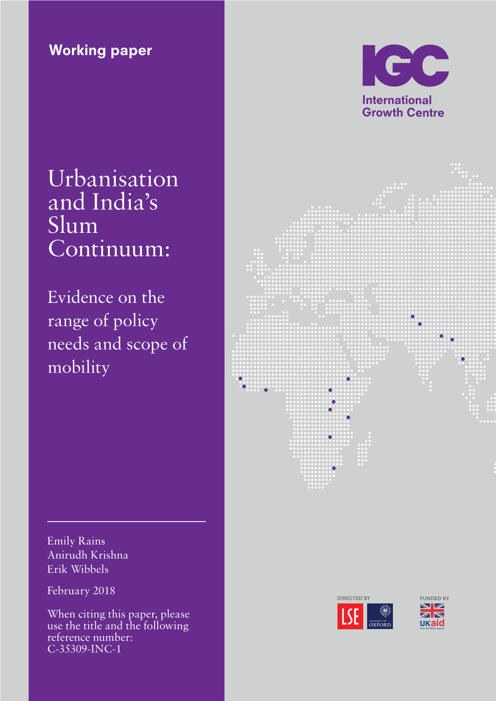 Urbanisation and India's Slum Continuum