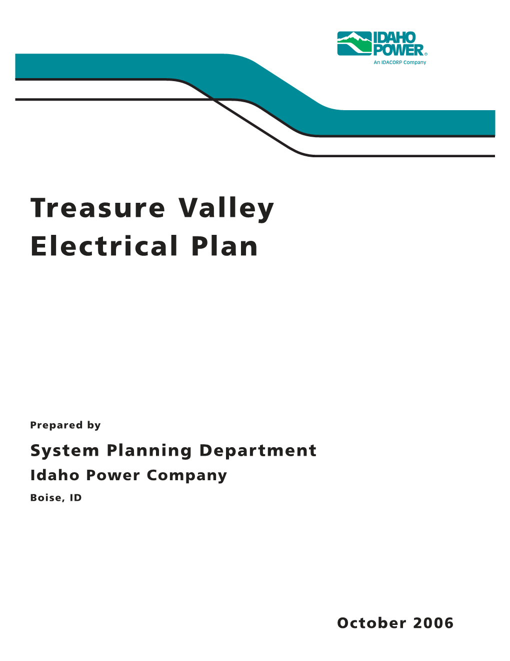 Treasure Valley Electrical Plan