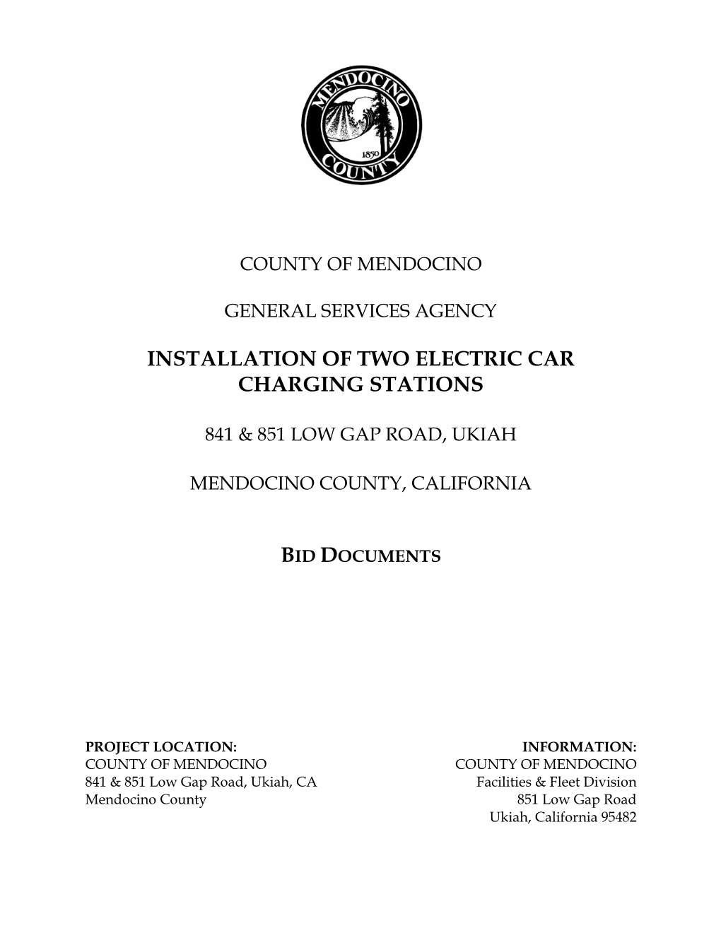 Installation of Two Electric Car Charging Stations