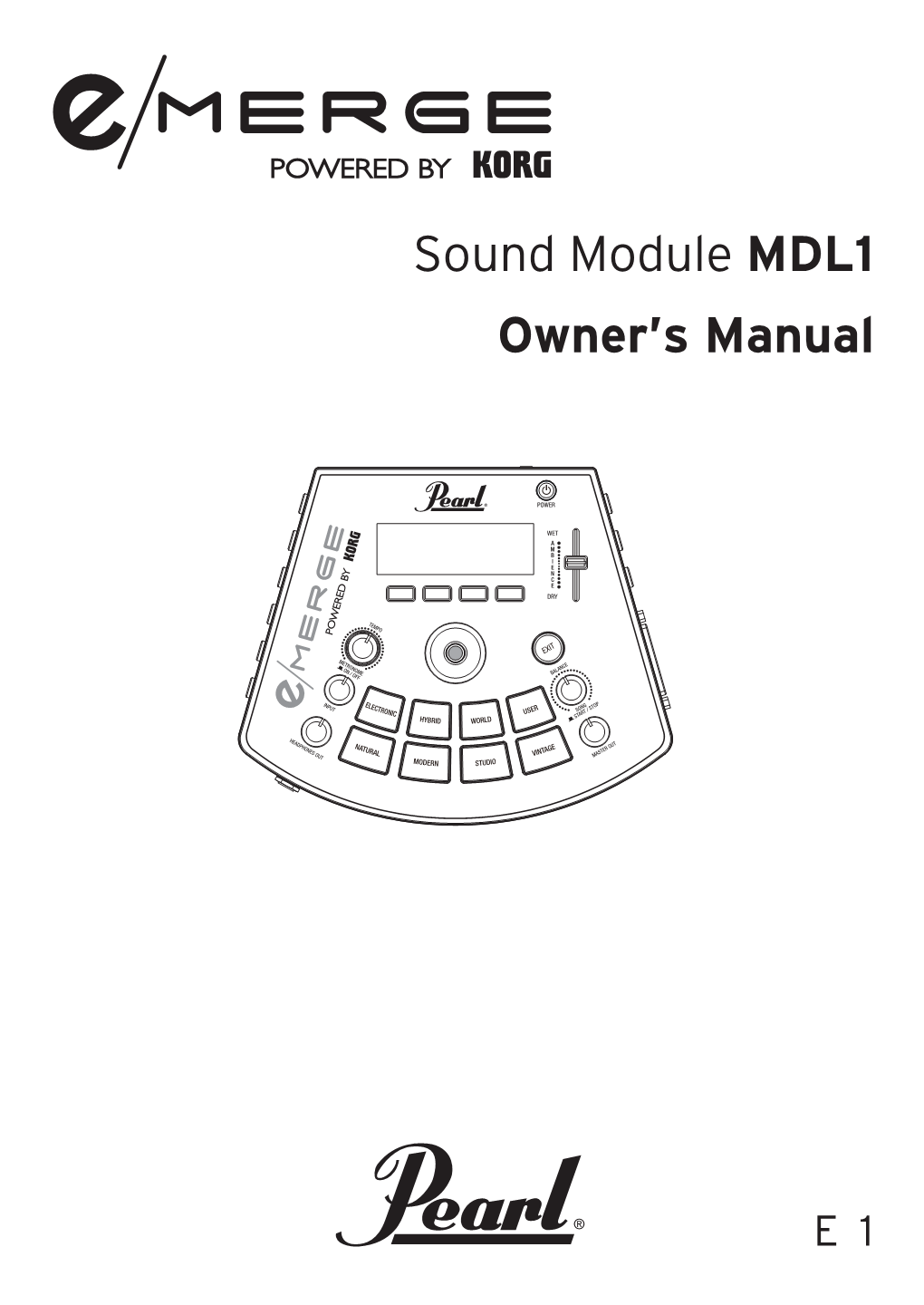 Sound Module MDL1 Owner's Manual