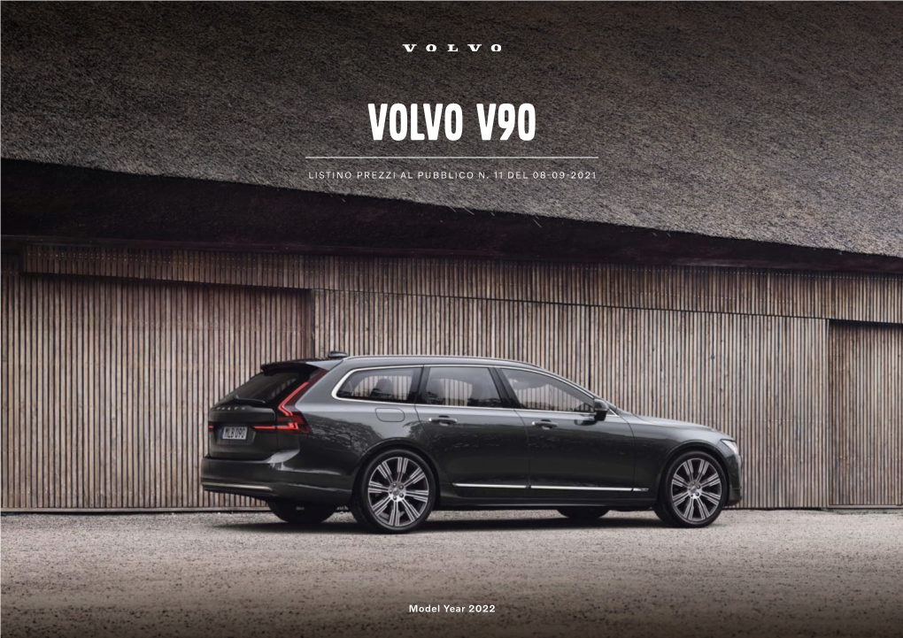 Model Year 2022 Indice Indice V90 V90 Cross Country