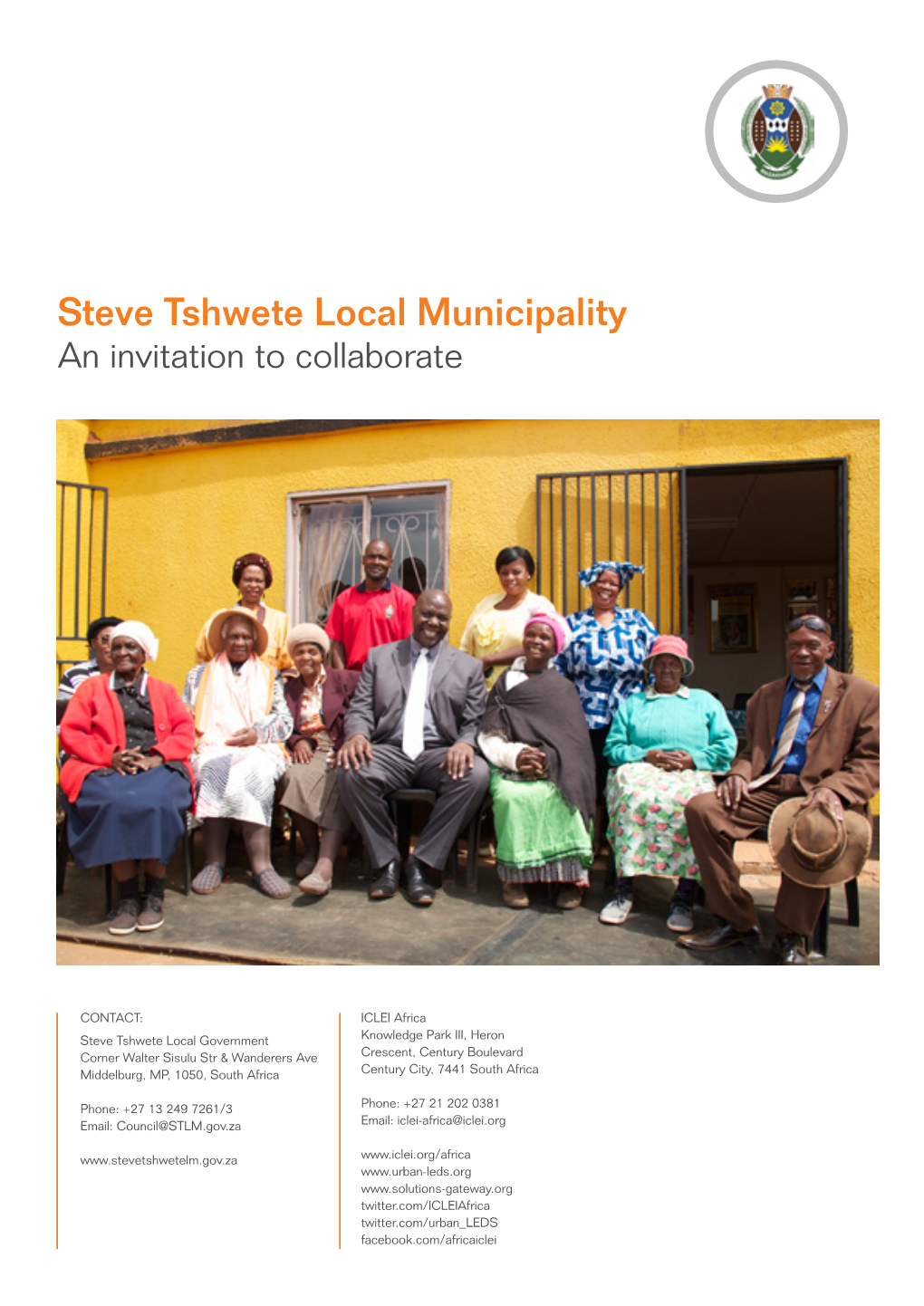 Steve Tshwete Local Municipality an Invitation to Collaborate