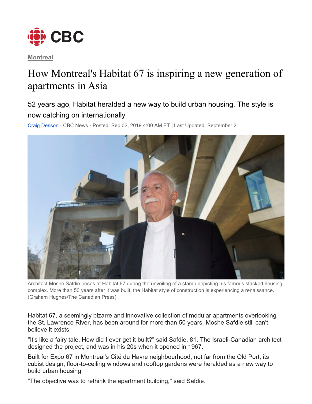 How Montreal's Habitat 67 Is Inspiring a New Generation of Apartments in Asia