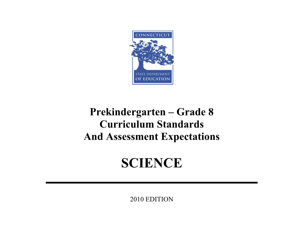 Prekindergarten Grade 8